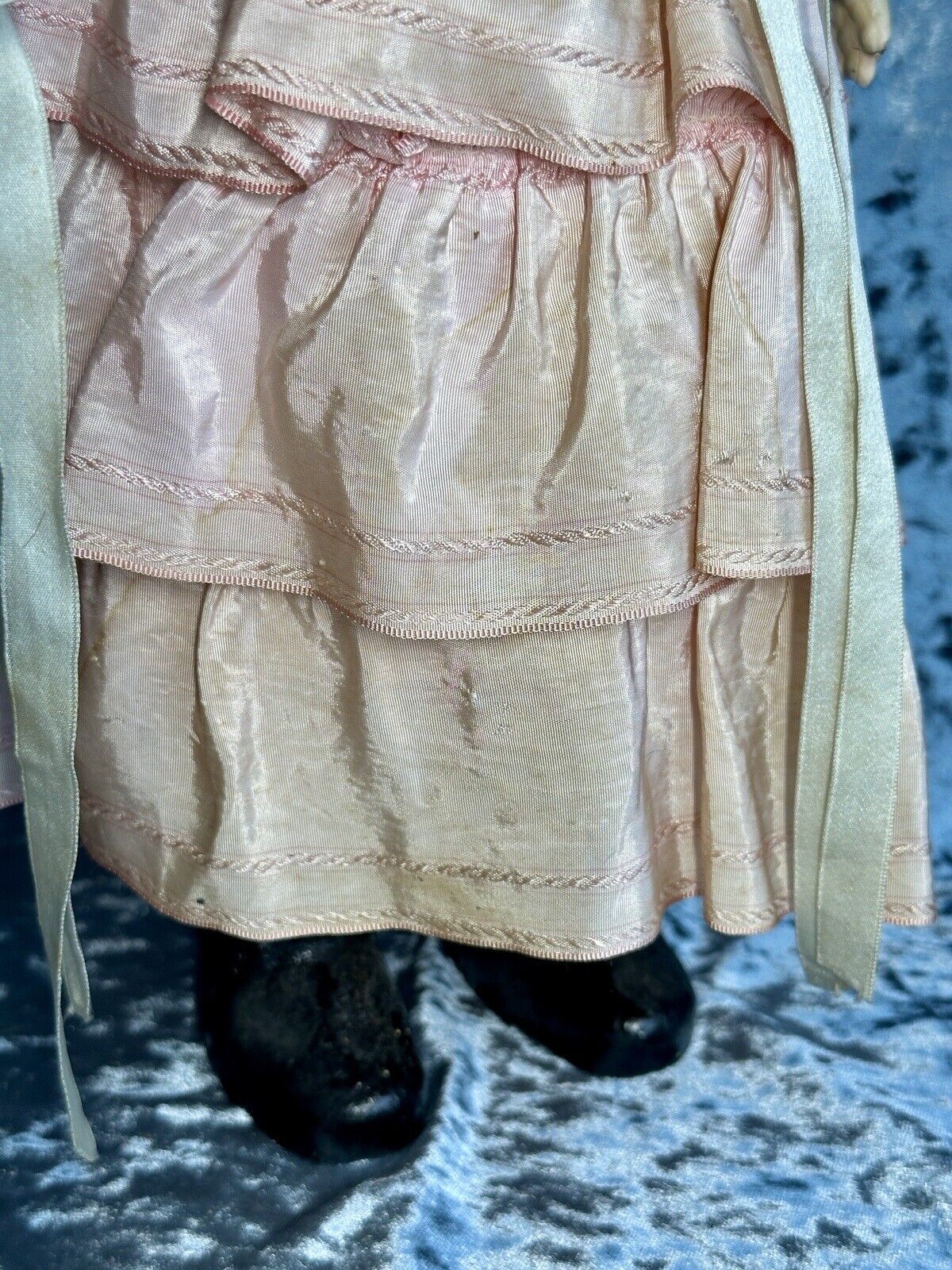 Antique American 17.5” Composition Carnival Prize Bride Doll