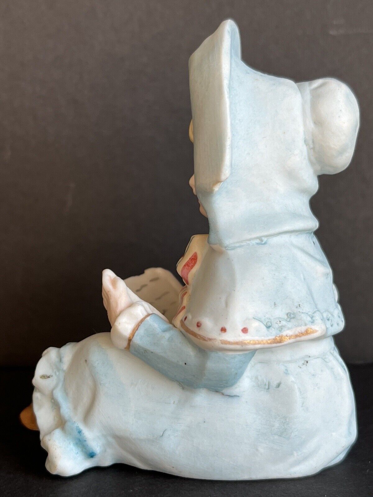 Antique German Gebruder Heubach (?) Unmarked Bisque Boy Figurine