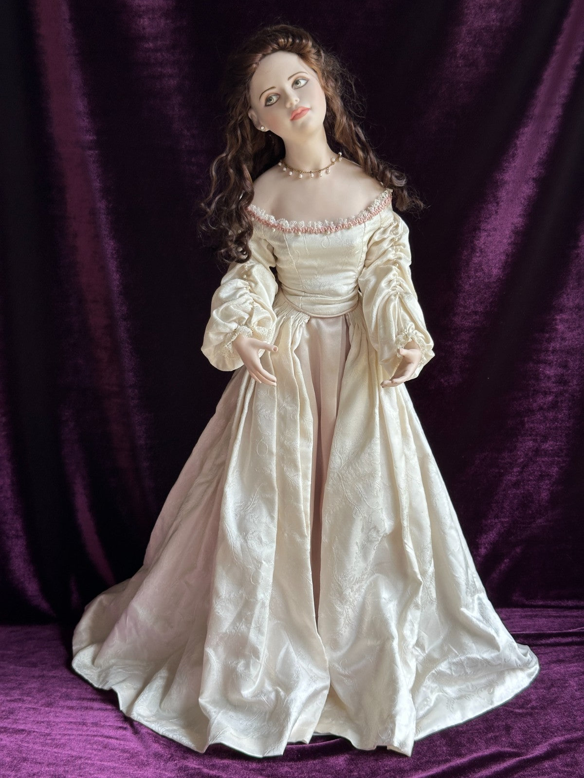 OOAK Artist Francirek & Oliveira Porcelain 22.5” Doll Constance LE 10