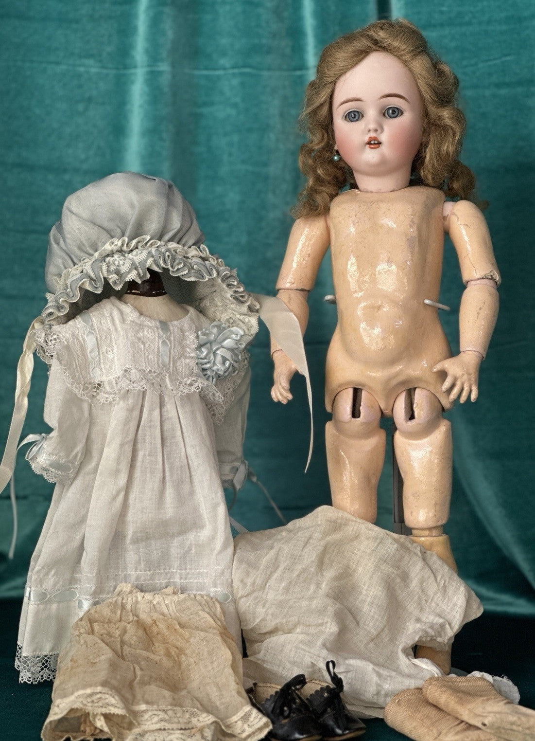 Antique German Max Handwerck Bisque Head 17” Doll Mold 421