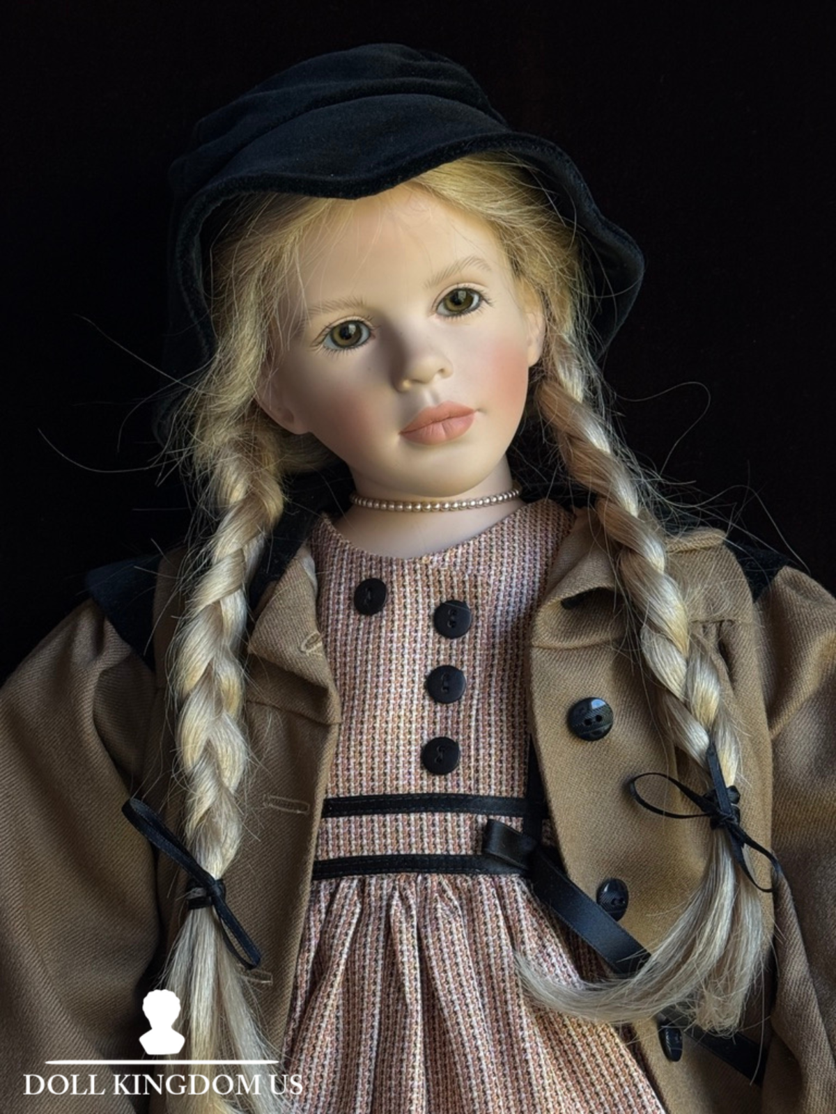 Collectible Vinyl 25” Juanita-Anita Doll by Vera Scholz WMP New in Box