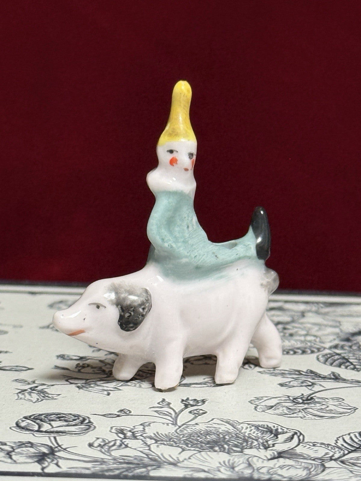 Antique 1930’s German/USA Birthday Cake Circus Candle Holders Children’s Game