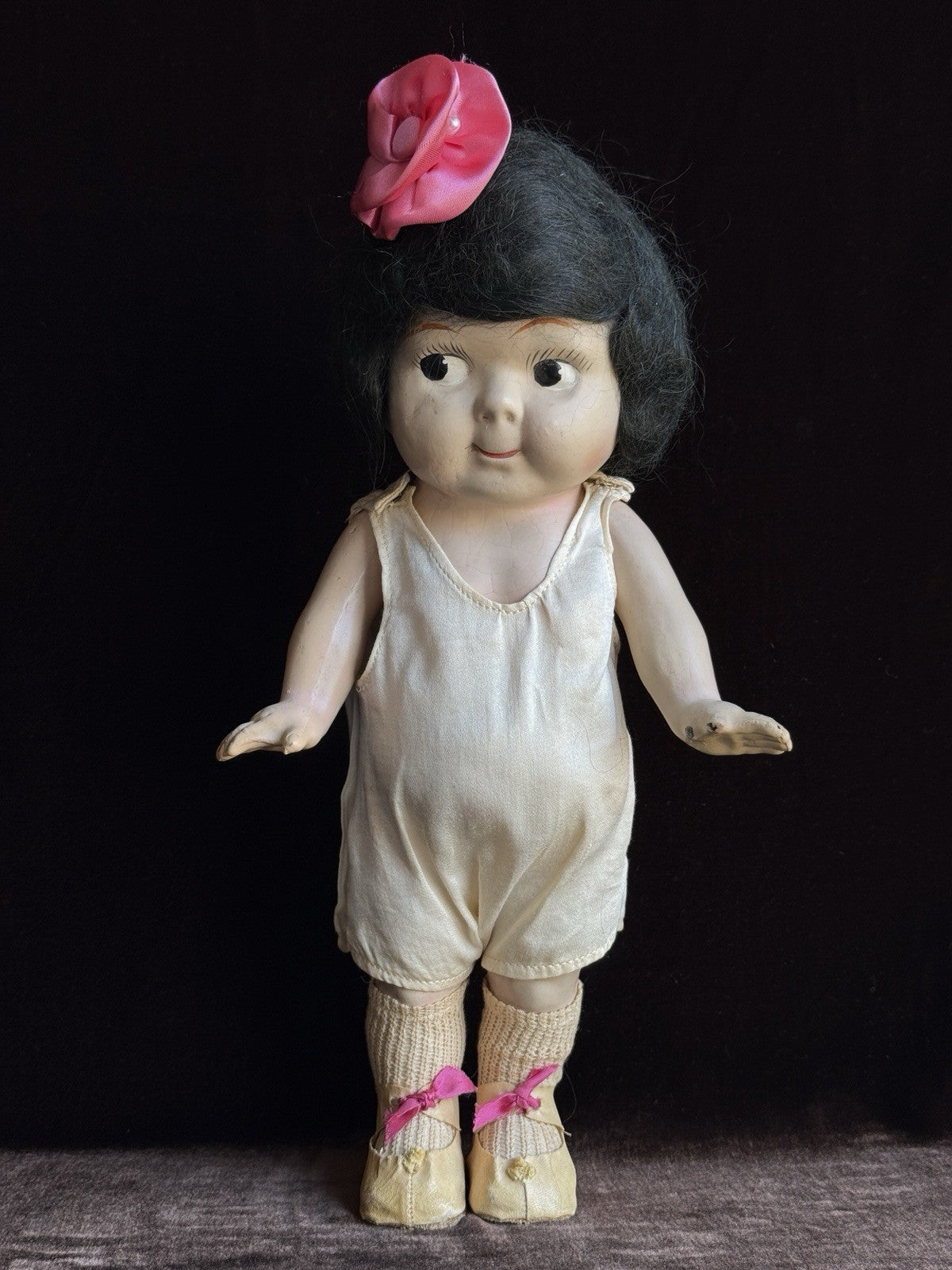 Vintage American 13” Betty Lee Buddy Lee Sister Composition Doll