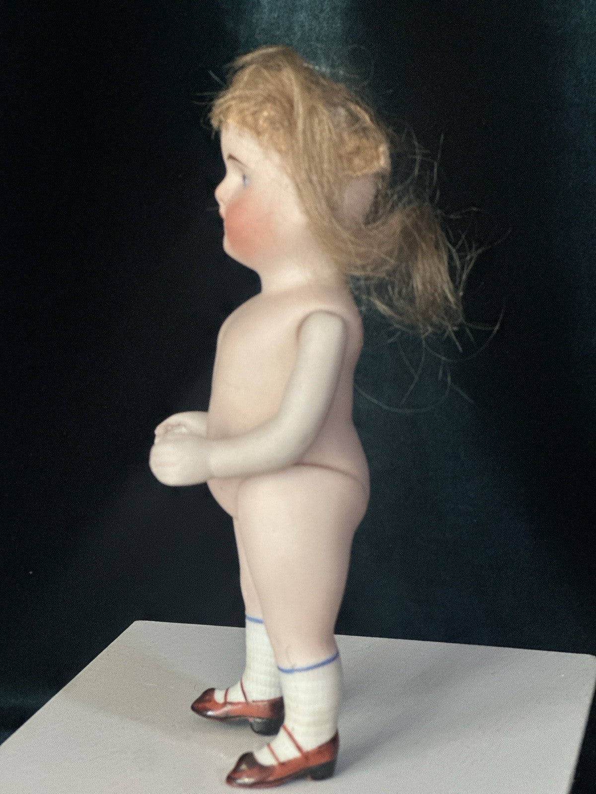 Antique German 5 1/2” Kestner All Bisque Mignonette Dollhouse Doll