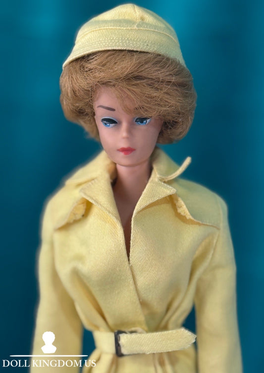 Early Mattel Vintage Blonde Bubblecut Midge Barbie Doll Tagged Outfit