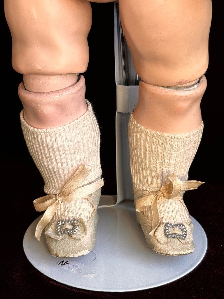 Antique German 14.5” JDK Kestner 211 Bisque Head Doll Toddler Composition Body