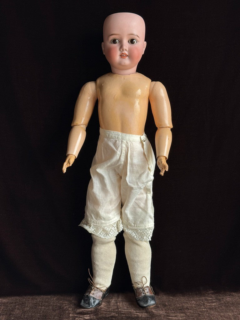Antique German 24” Schoenau & Hoffmeister 1909 Bisque Head Doll