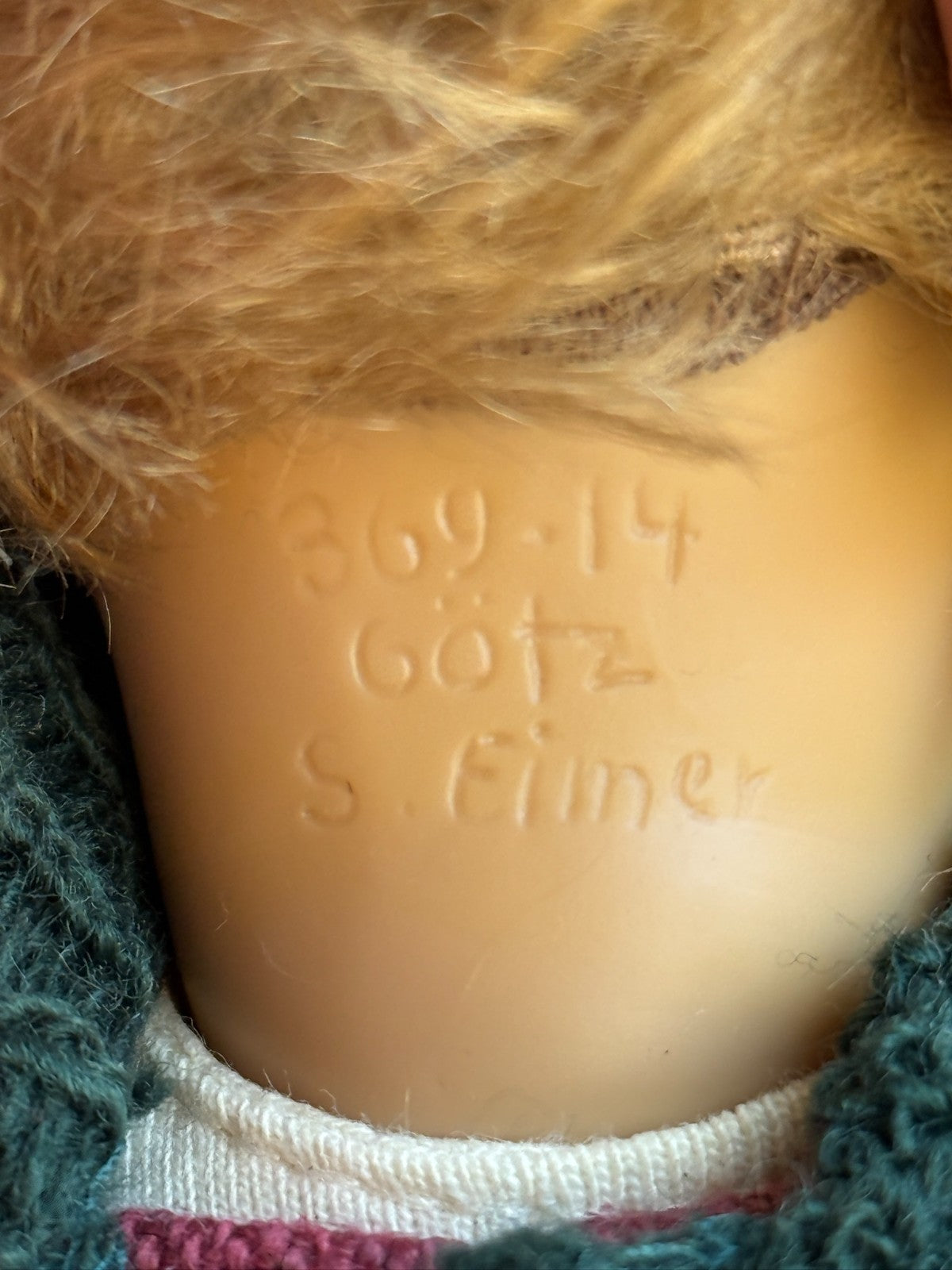 Collectible 16” Gotz Suzi Eimer Vinyl/Cloth Troll Boy Doll