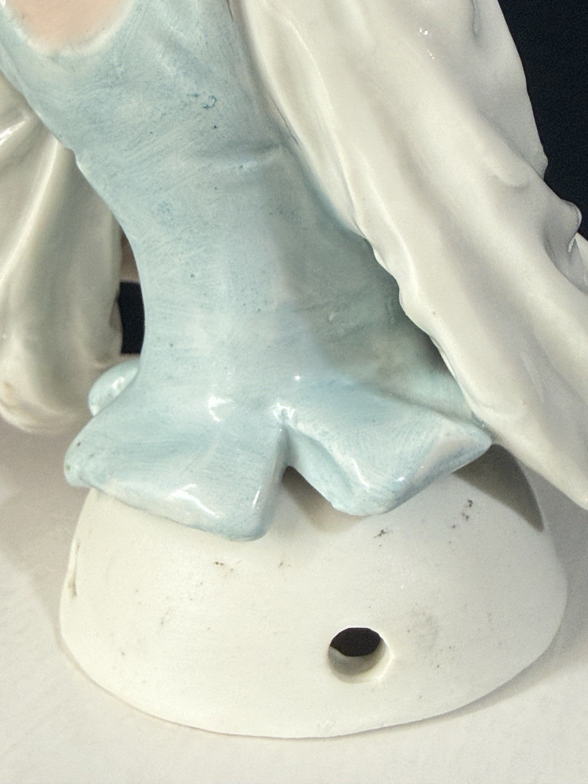 Antique German Porcelain GALLUBA & HOFMANN 5 1/2” Half Doll Pin Cushion