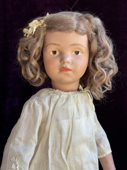 Rare Antique Original 22” Schoenhut Doll Original in Box No Damage No Repaint