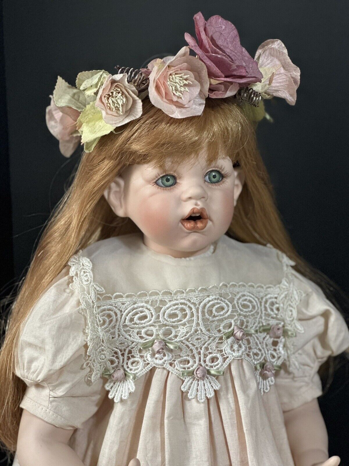 Collectible Porcelain 22” Doll “Arielle” by Fayzah Spanos LE 1000
