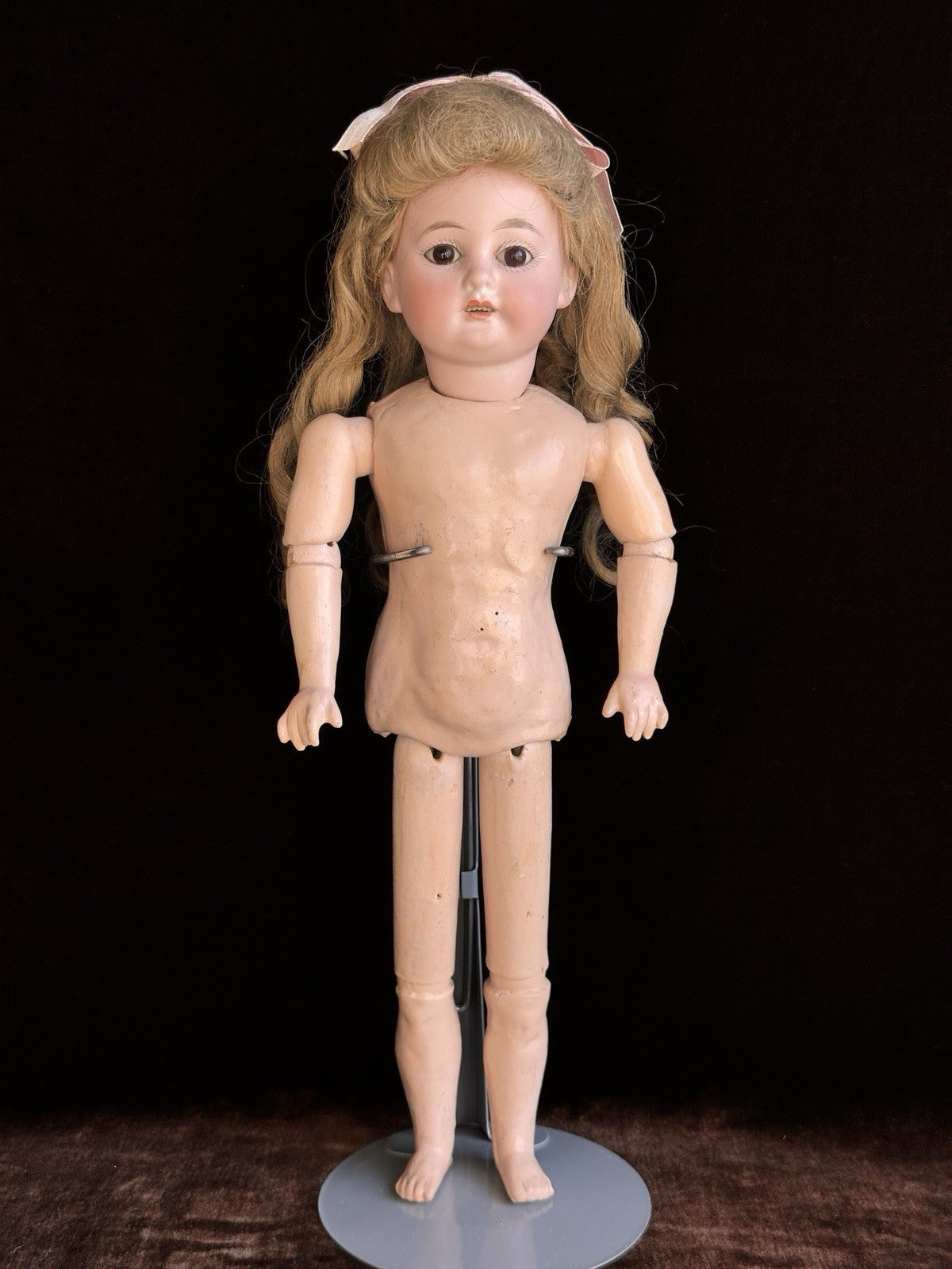 Antique German 14” Armand Marseille 1894 Dep Bisque Head Doll