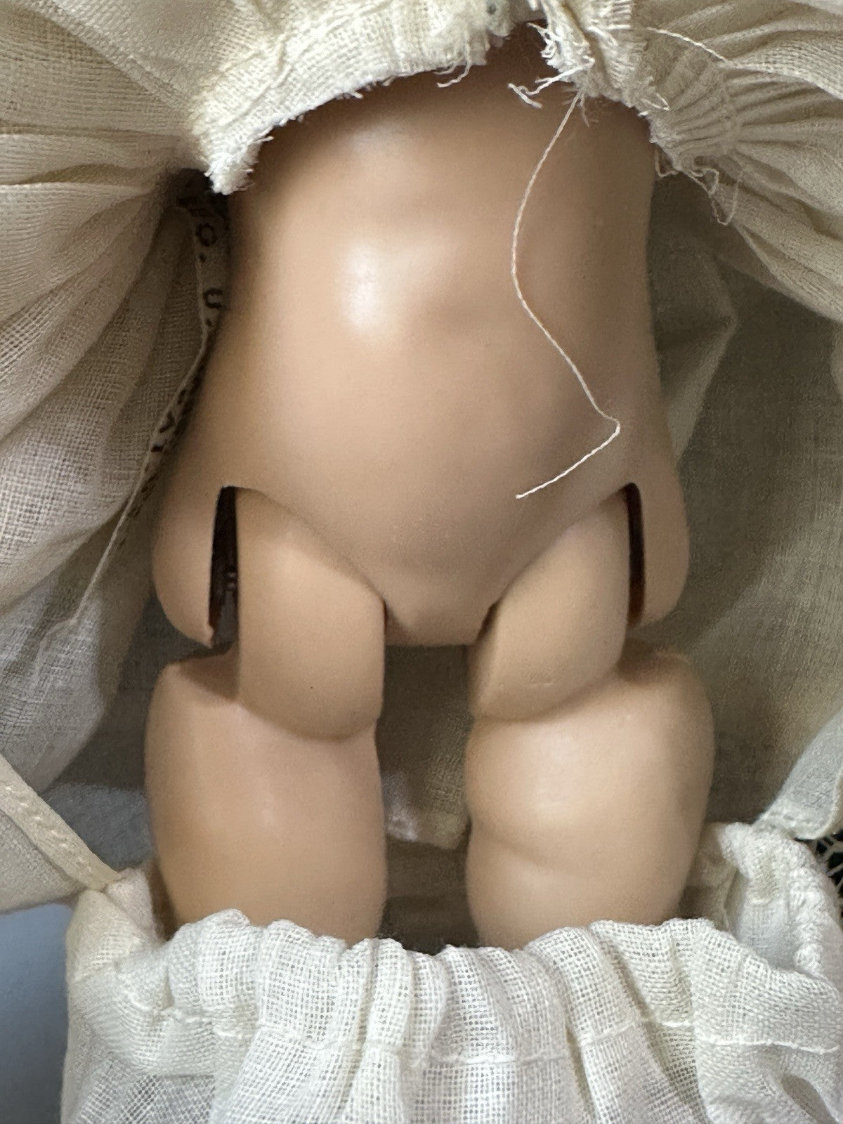 Vintage 1950’s Vogue Hard Plastic SLW Strung Ginny Doll Original Bride Outfit