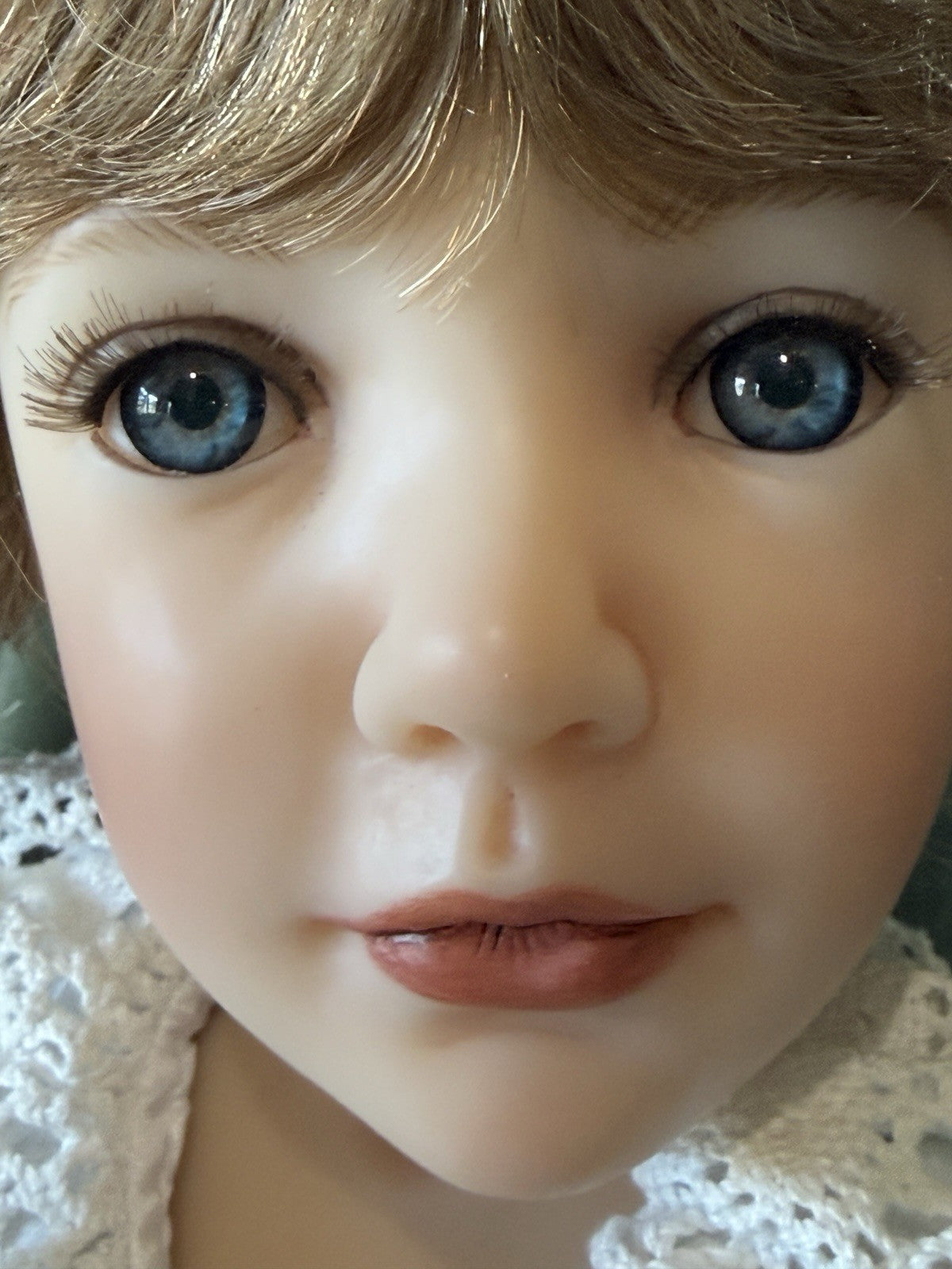 Artist Collectible Resin “Little Boy Blue” 32” Doll by Jane Bradbury LE 600