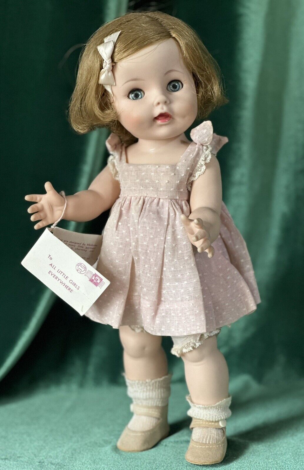 All Original Vintage 1960’s Madame Alexander Caroline Kennedy 15” Doll