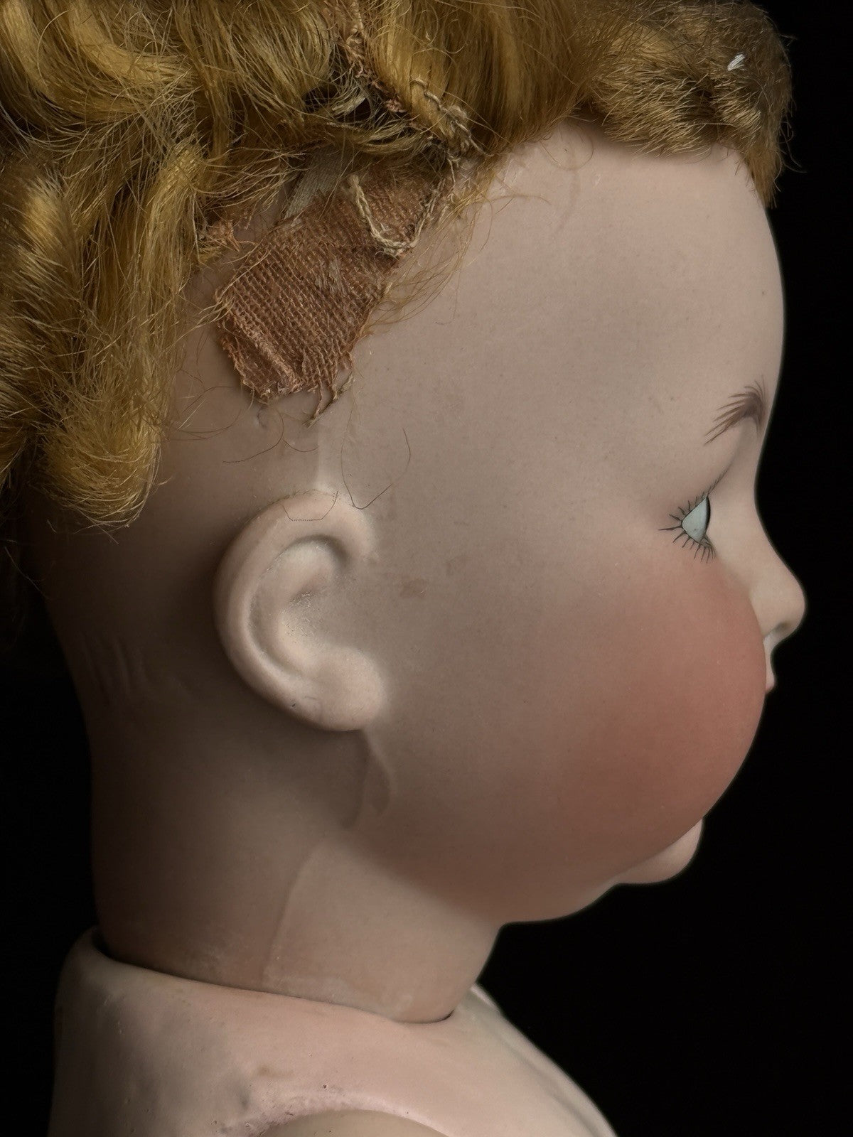 Antique German Kammer & Reinhardt Simon Halbig 126 Bisque Head Flirty Eyes Doll