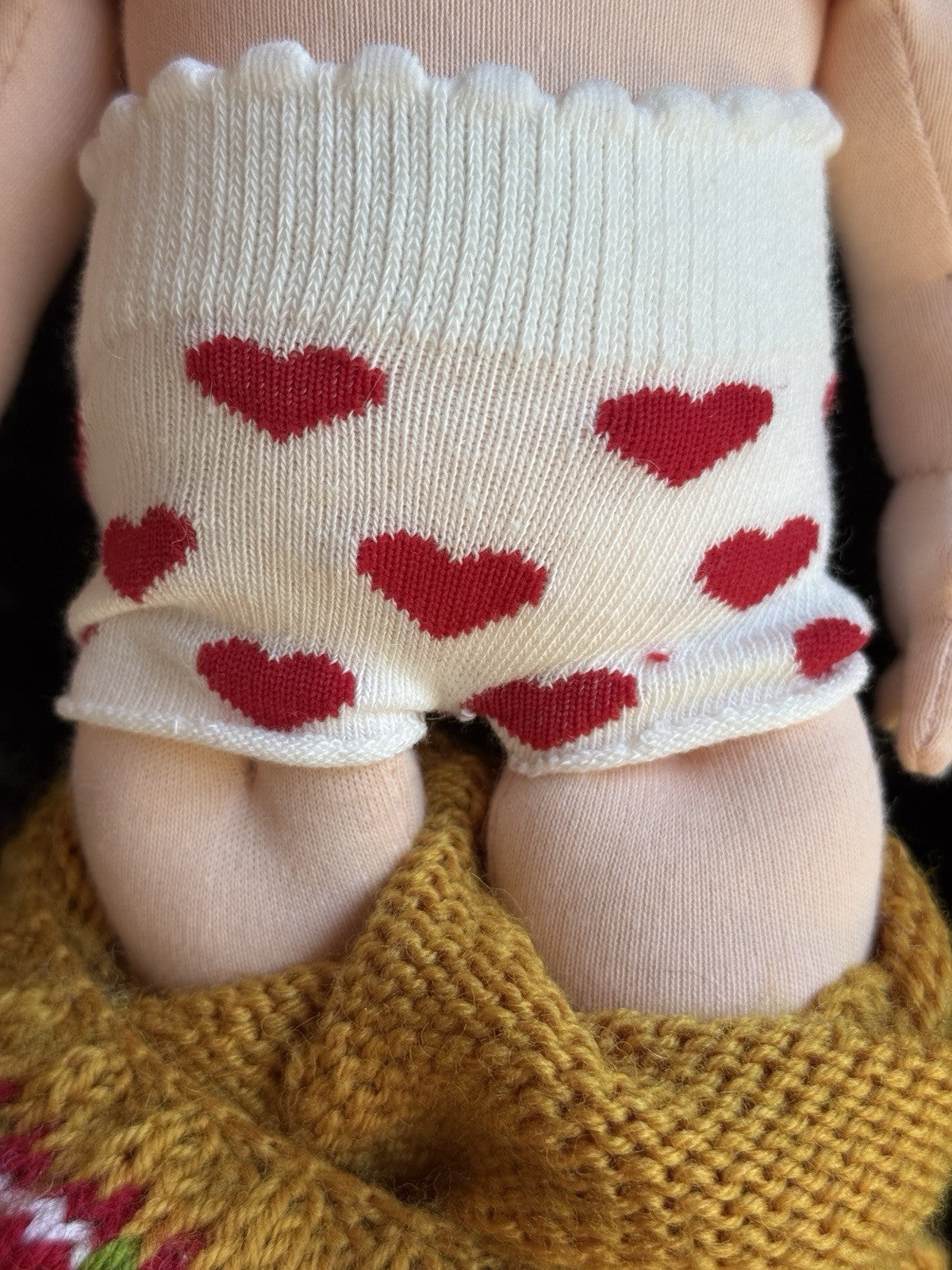 OOAK 12” Waldorf Style Cloth Doll Estee by Russian Artist Zhanna Sinichkina