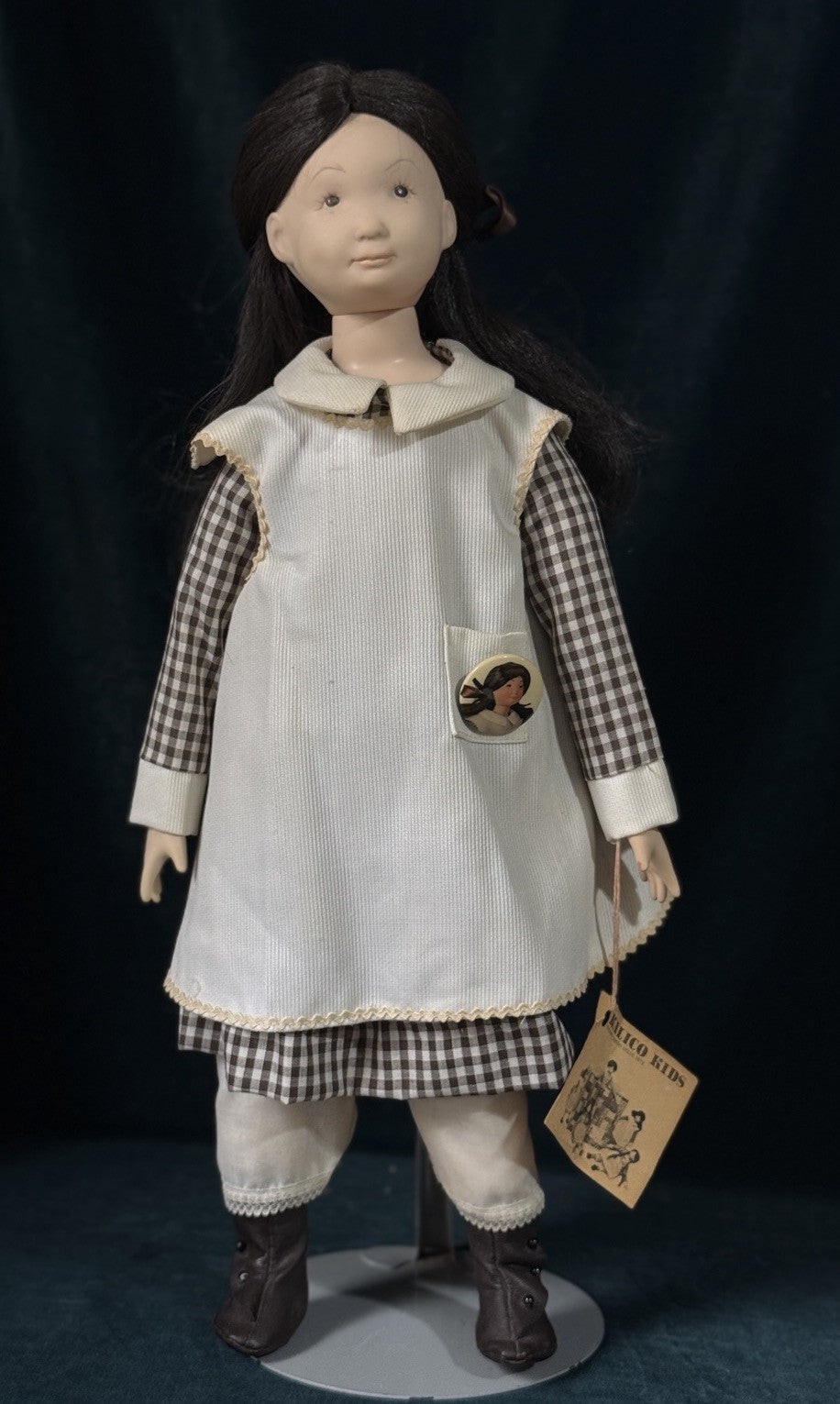 Lot Of 6 Vintage 1973 Kalico Kids Vinyl Dolls By Suzanne Gibson