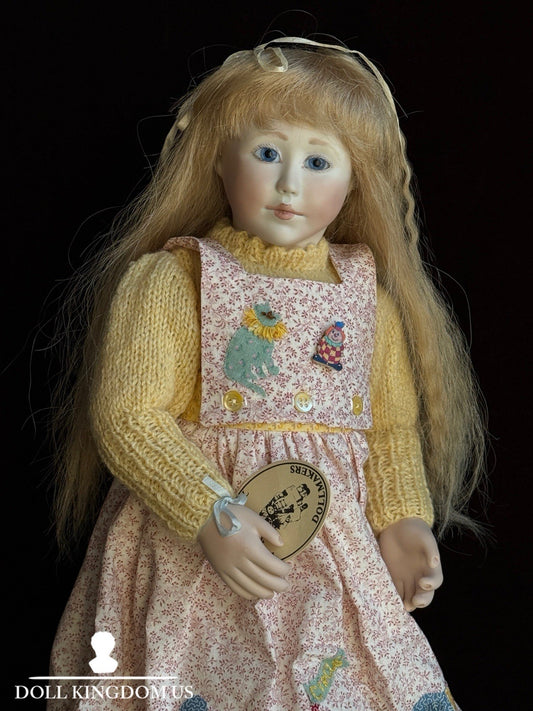 Collectible 17.5” Wooden/Porcelain Lynne & Michael Roche Claudine LE Doll