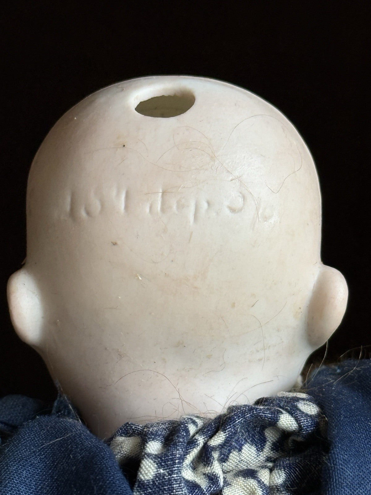 Antique German 11.5” Kestner 154 Bisque Shoulder Head Doll