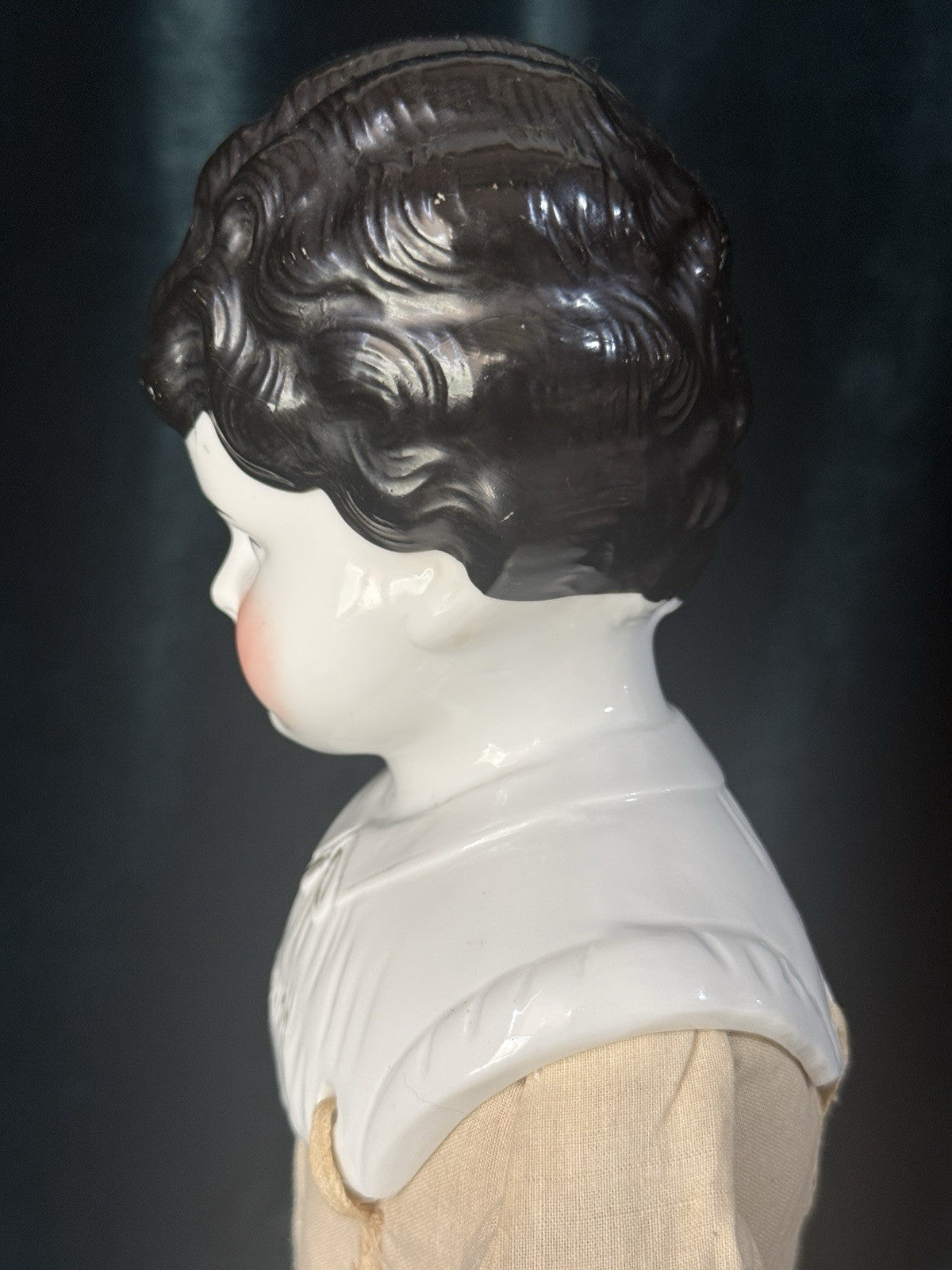 Antique German 21" Hertwig Pet Name “Marion” China Head Doll