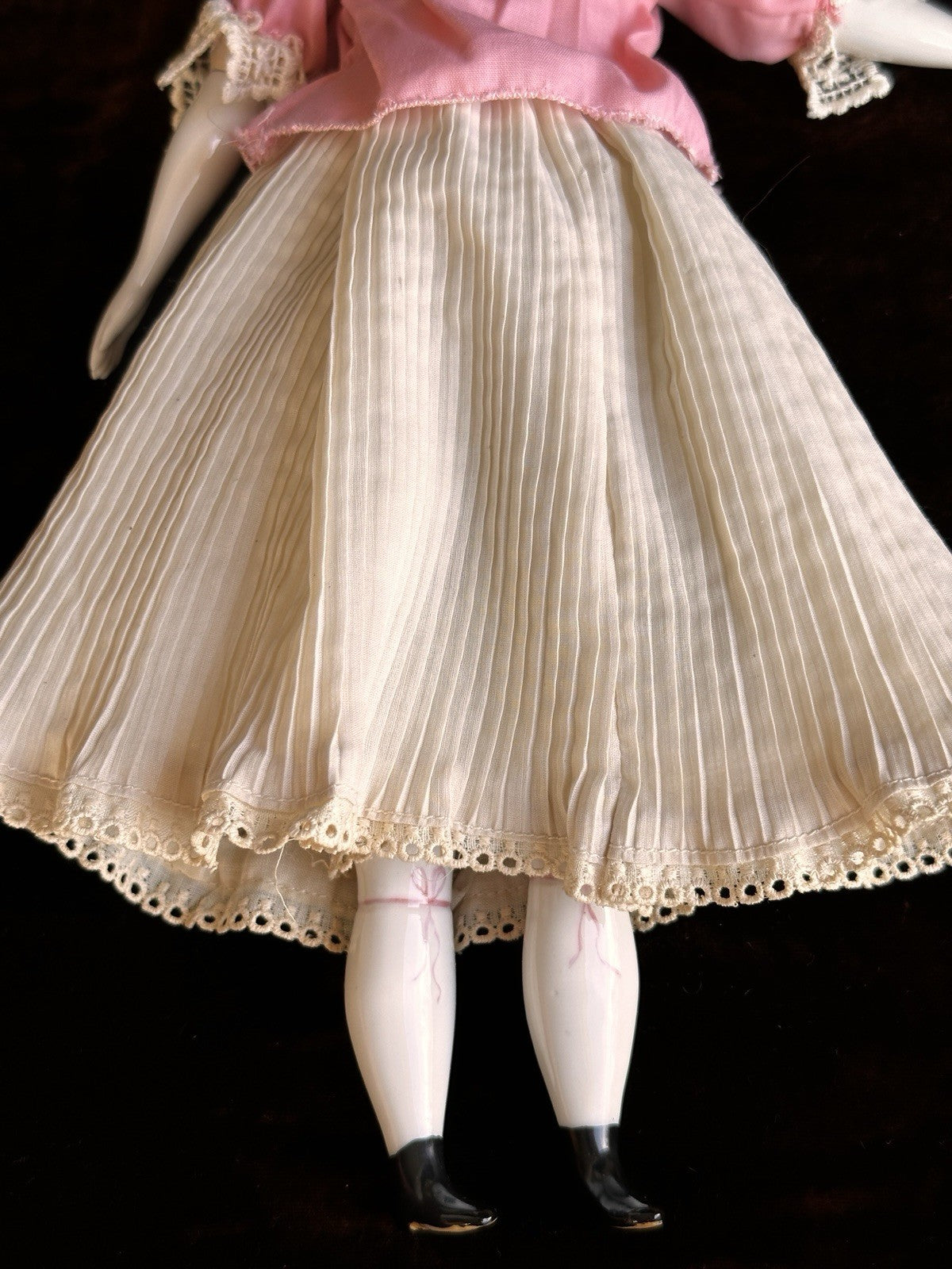 Vintage 13” Reproduction of Antique German Lydia China Head Doll