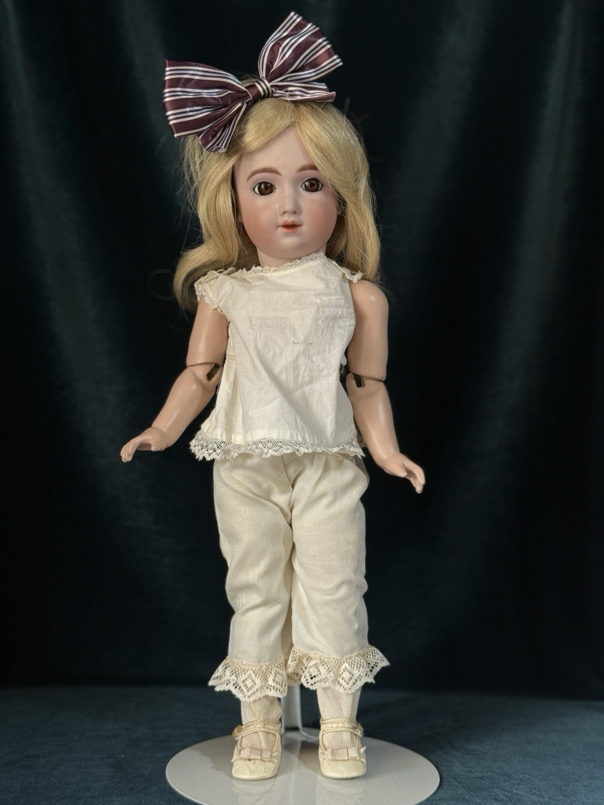 Vintage Reproduction of Antique French Andre Thuillier A.11.T. 16” Doll