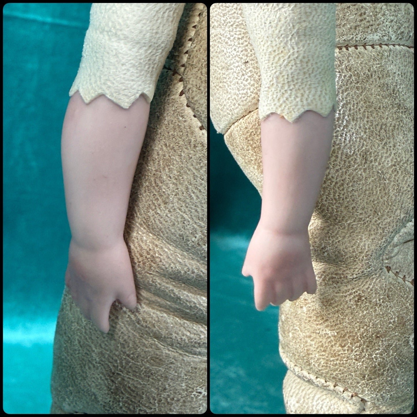 Lot Of 3 Small Antique German Bisque Head Dolls