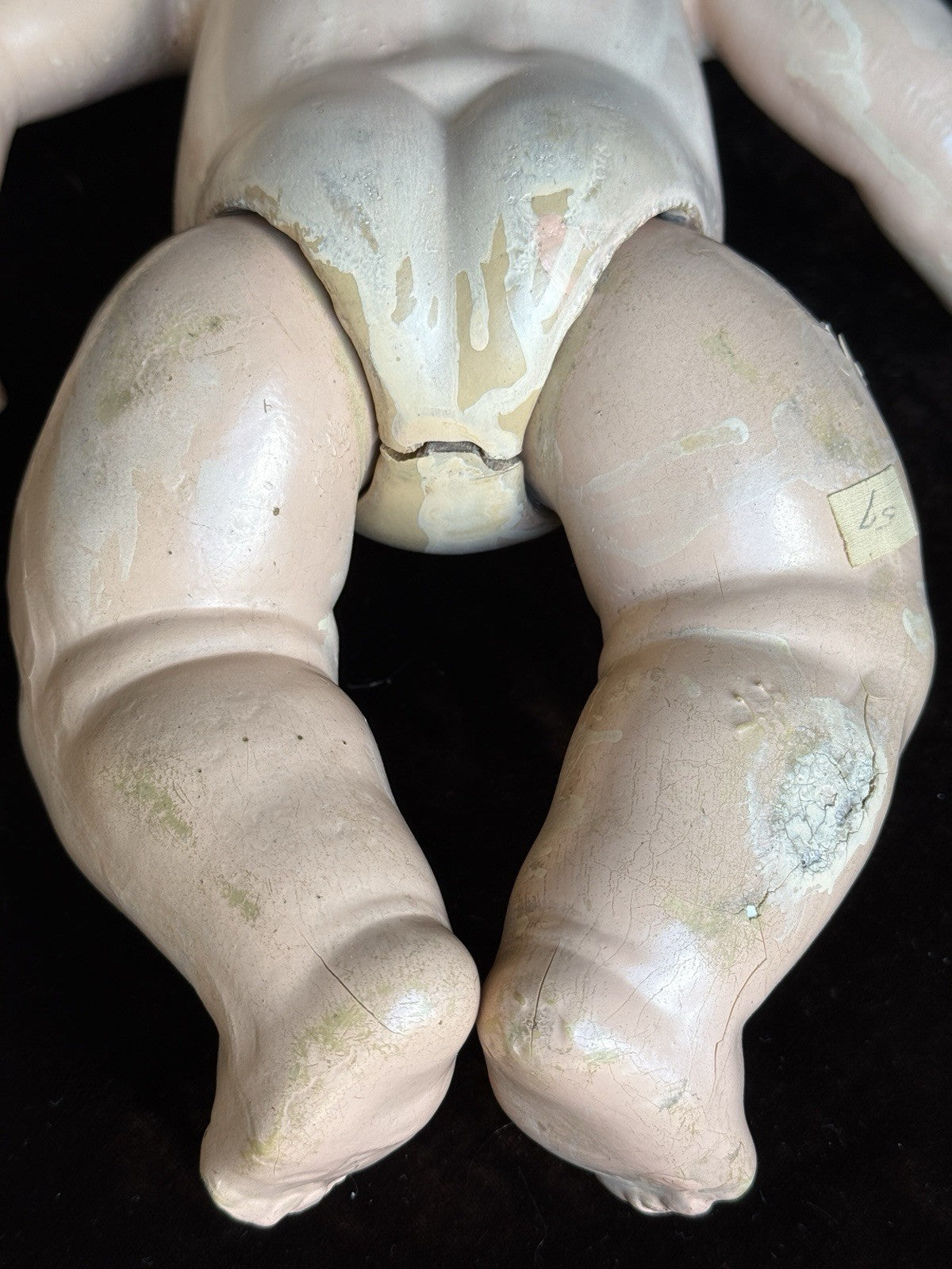 Antique German 16” Kestner JDK 257 Bisque Head Baby Doll