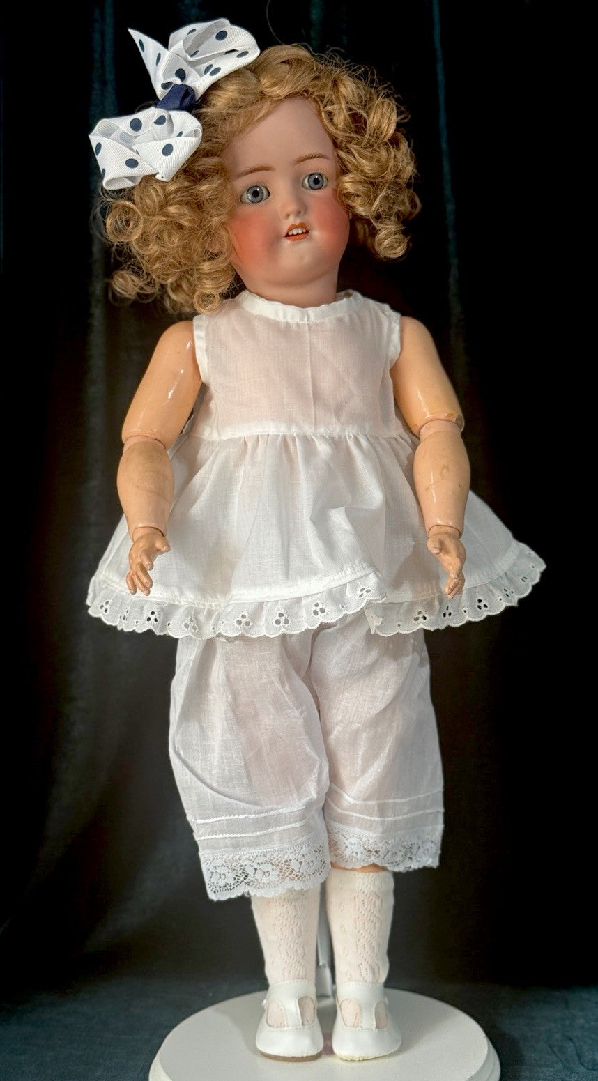 Antique German Simon Halbig Mold 550 21” Doll Bisque Head Composition Body