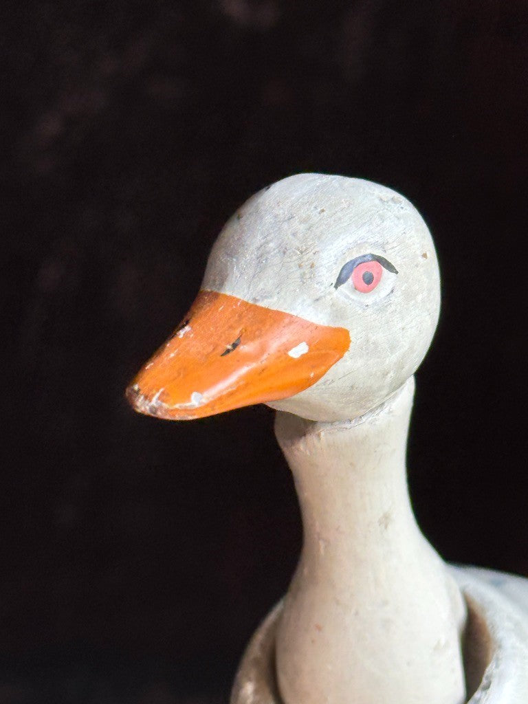 Rare Antique American 6” Schoenhut Circus Goose Wooden Jointed Doll