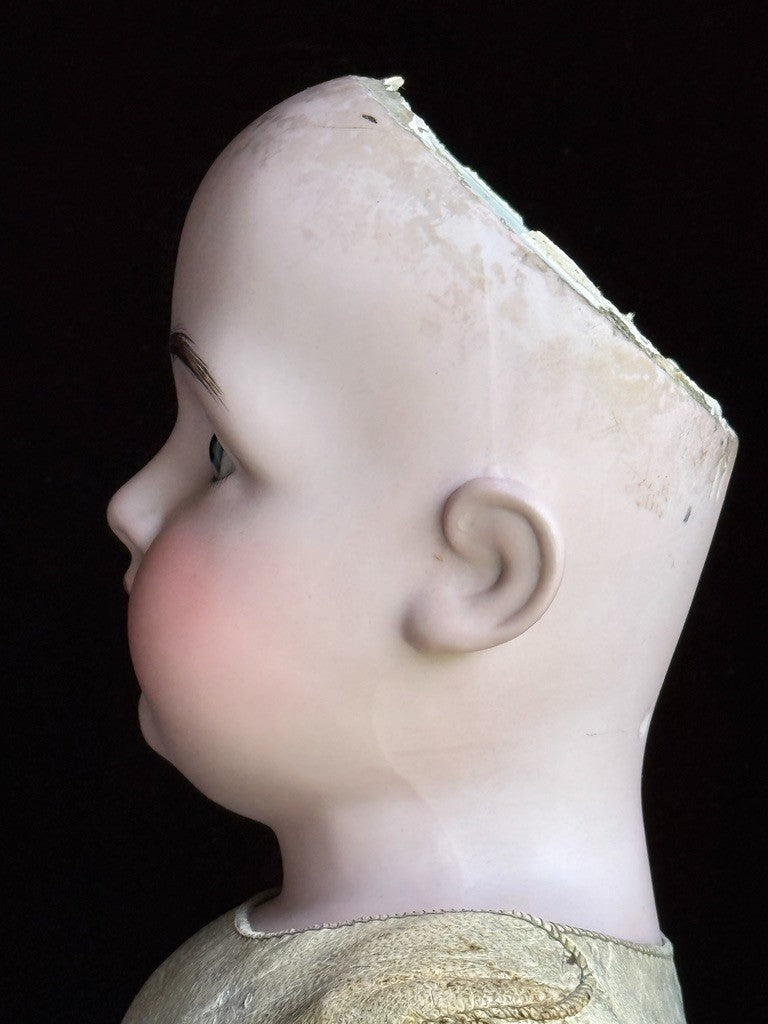 Antique German 22” Kestner 154 Bisque Shoulder Head Doll