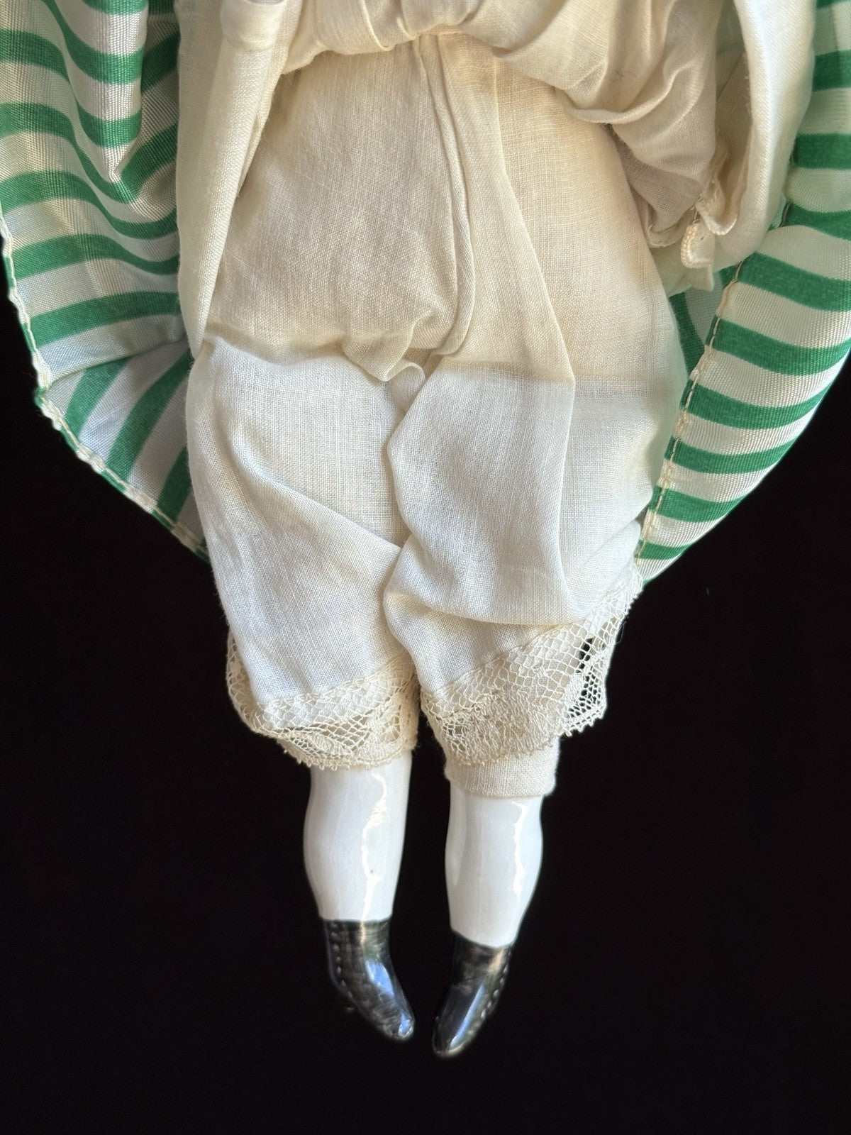 Lot of 3 Antique German Lowbrow China Head Dolls