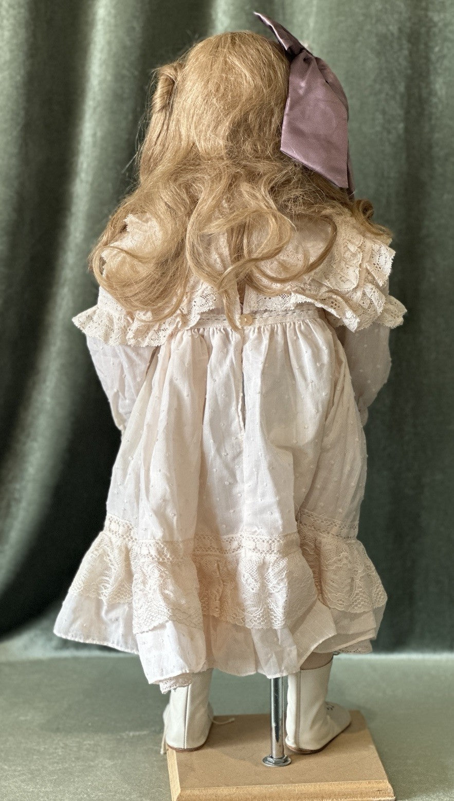 Collectible Artist Susan Krey Baby 26” Doll “Veronica” Wax Over Porcelain  LE 25