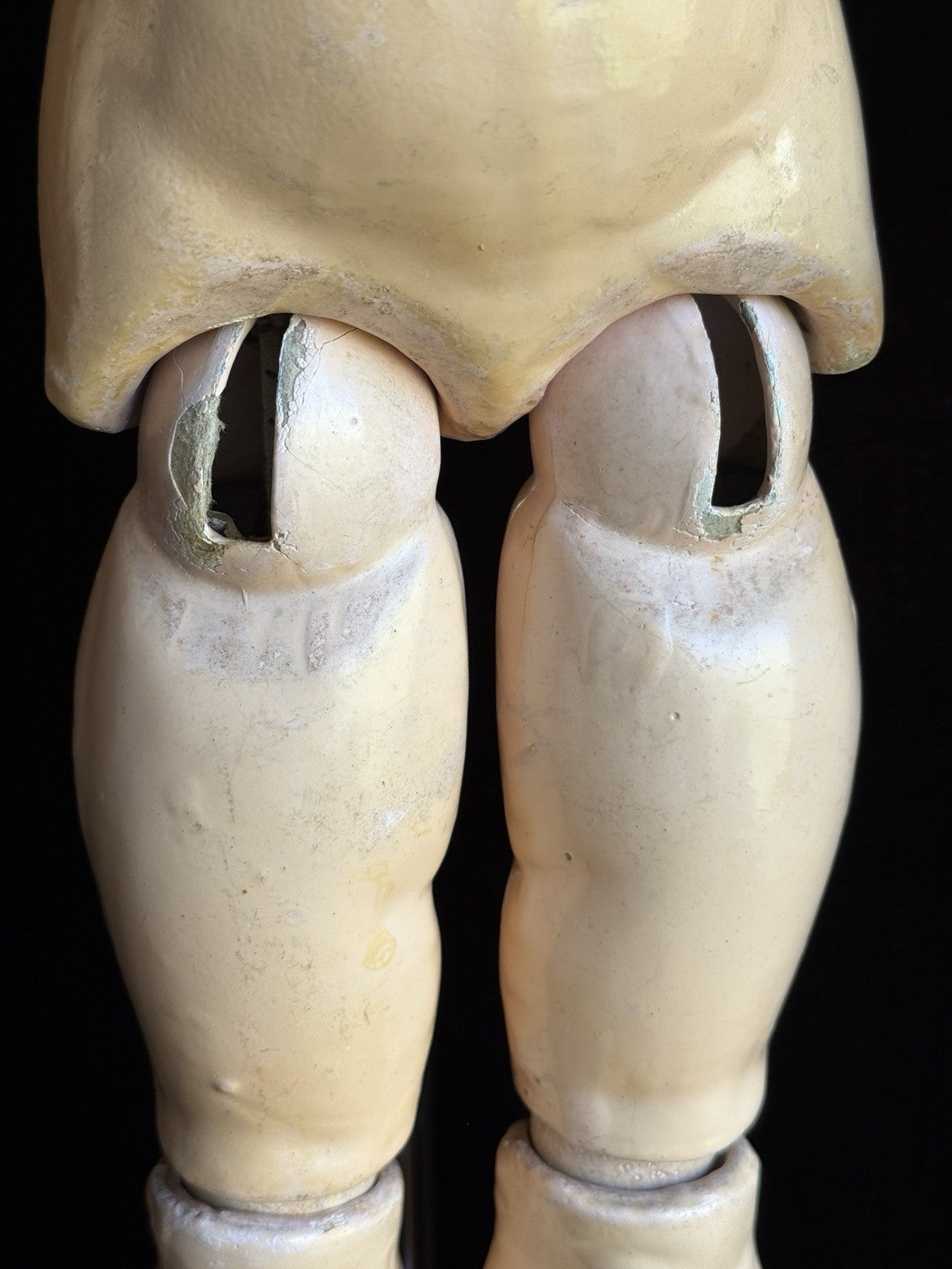 Antique German 25” Queen Louise Bisque Head Composition Body Doll