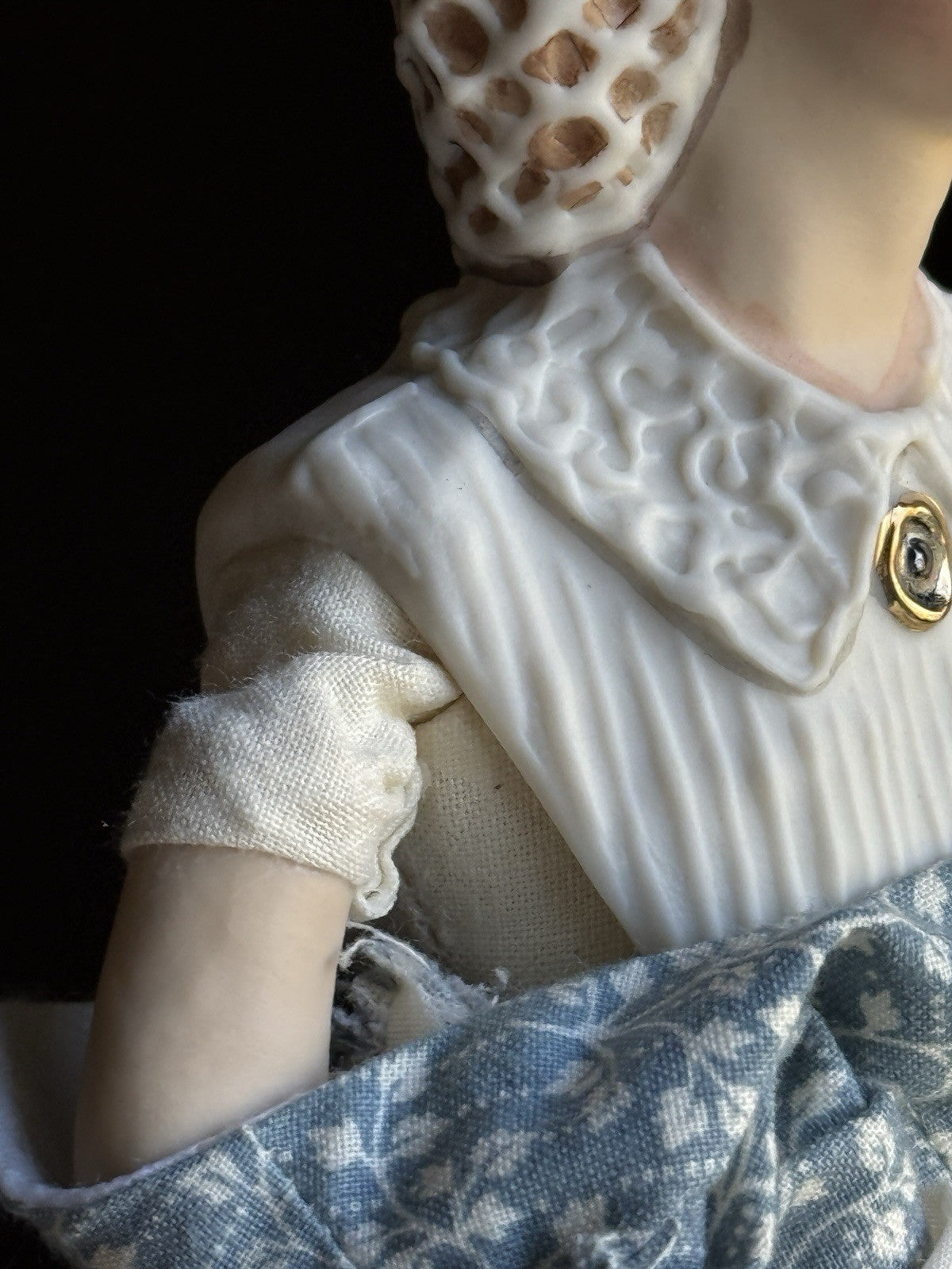 Collectible 12.5" Kathy Redmond Porcelain Cloth “Little Women” Jo Character Doll