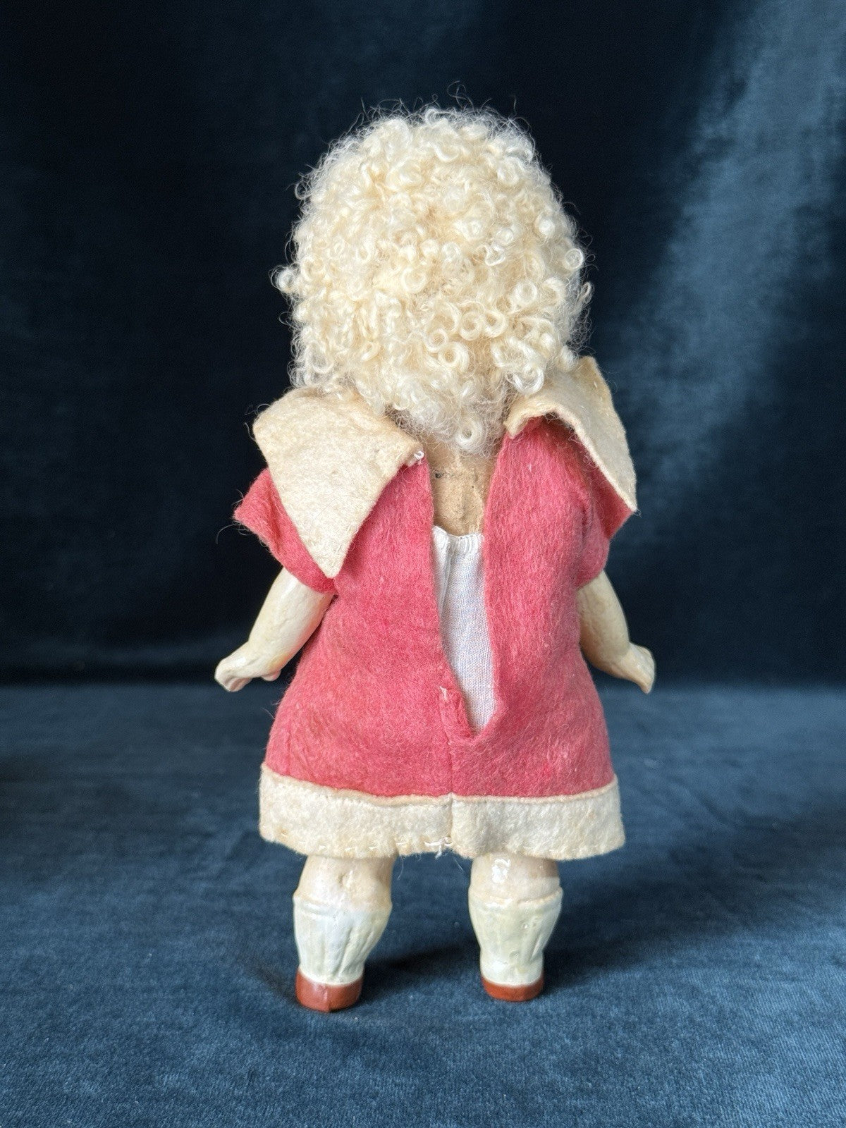 Antique German Hermann Steiner Googly Eyes 7” Doll Bisque Head