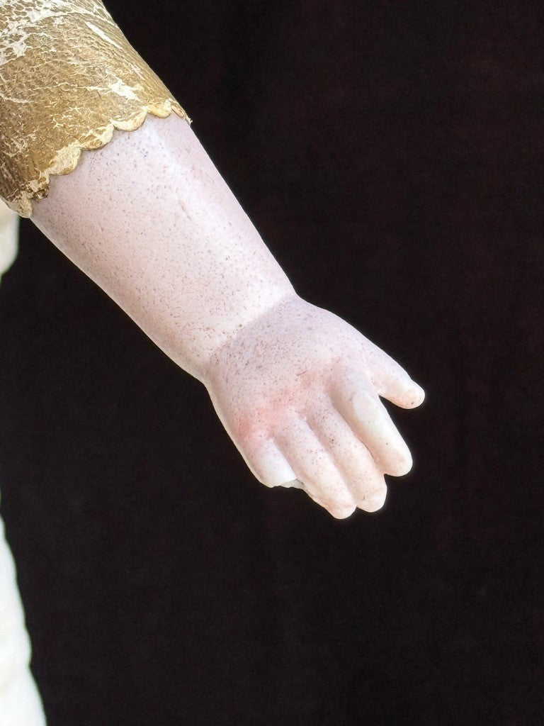 Antique German 21” ABG Alt Beck & Gottschalk Turned Bisque Shoulder Head Doll