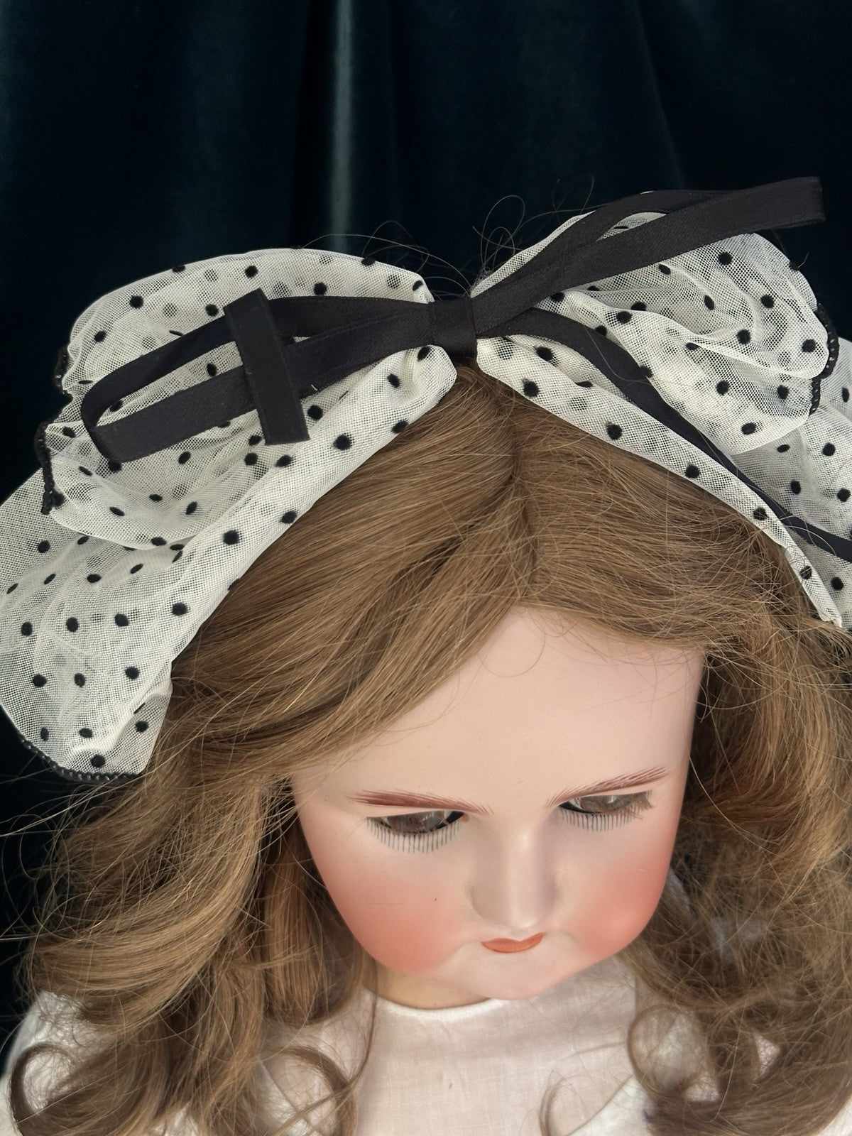 Antique German C.M. Bergmann and Simon Halbig Bisque Head 29” Doll