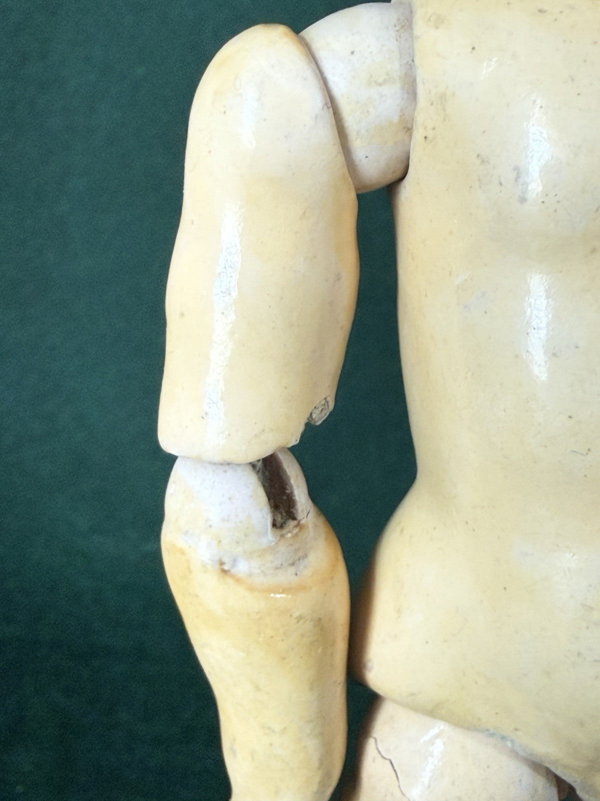 Antique German 8.5” Gebruder Heubach Bisque Head Character Boy Doll