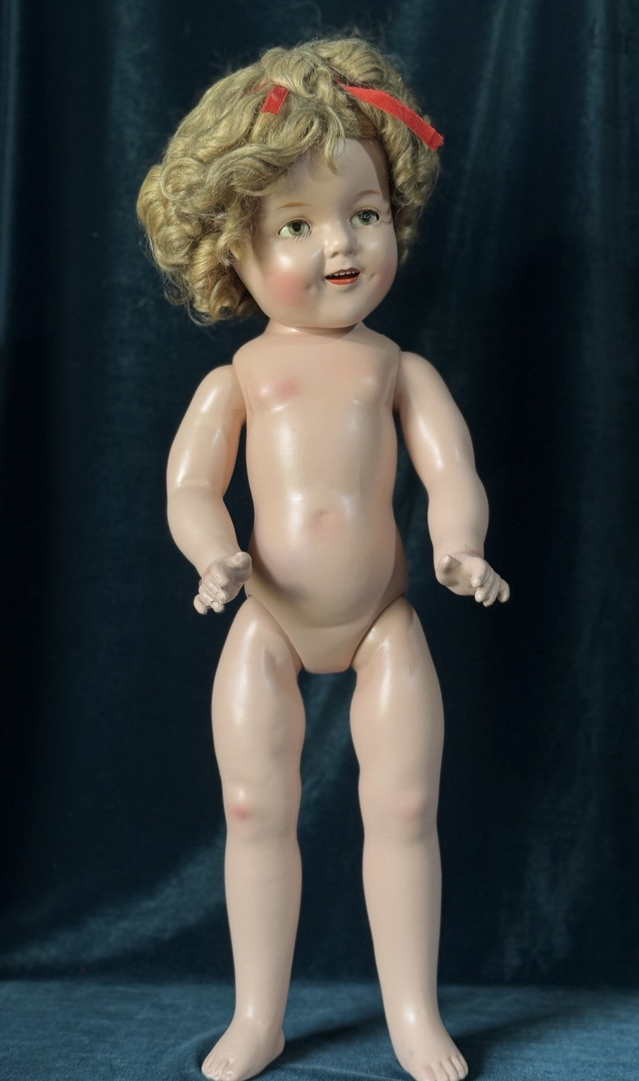 Antique 1930’s Composition 21” Shirley Temple Doll by Ideal Company