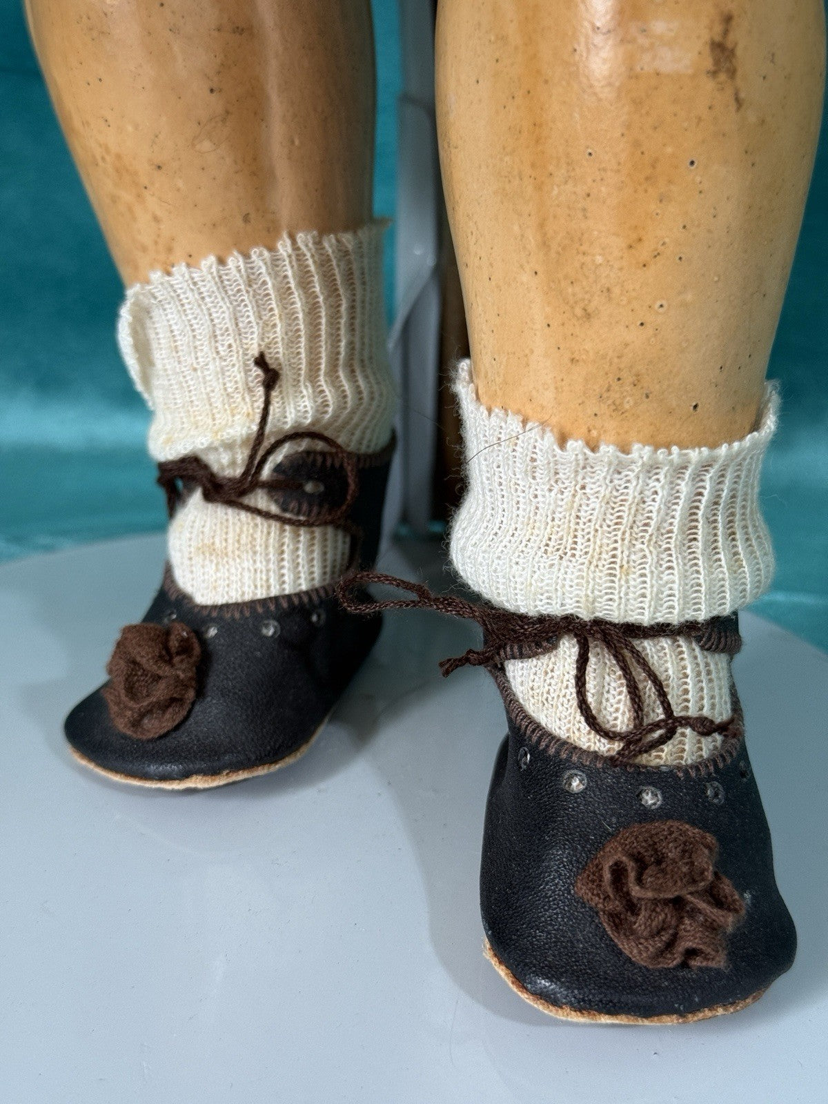 Antique German Simon Halbig  Bisque Head Composition Body 23” Doll