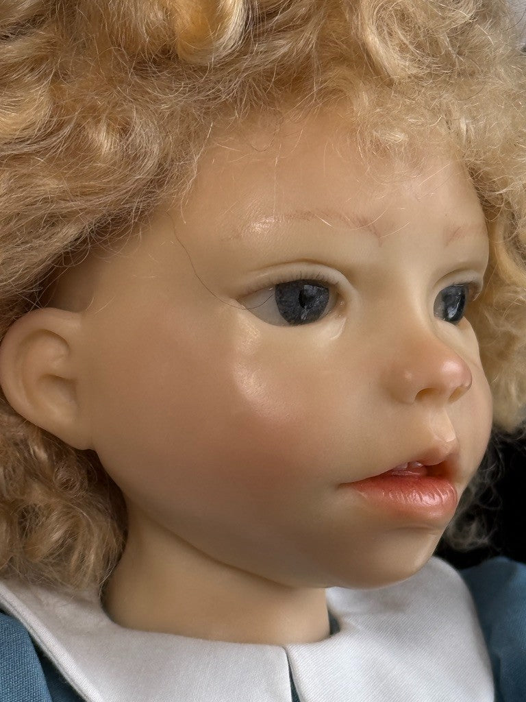 OOAK 18" Artist Carol Trobe Sculpted Polymer Clay Girl Doll