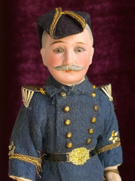 Very Rare 8.25” Antique German Cuno Otto Dressel Portrait Character Bisque Doll