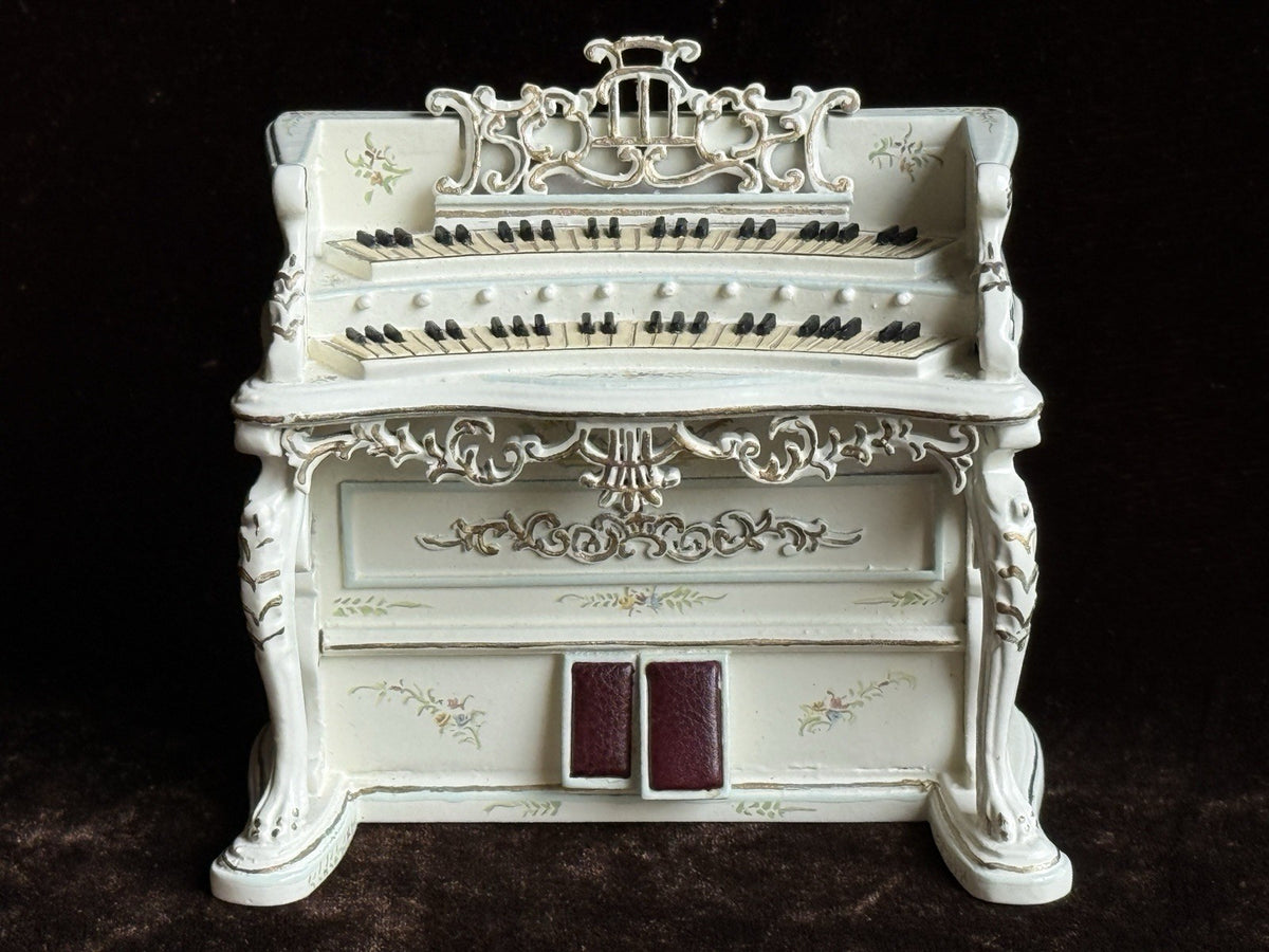 Bespaq Dollhouse Fine Miniatures Dollhouse Piano Organ & Bench 1:12 Scale Lot