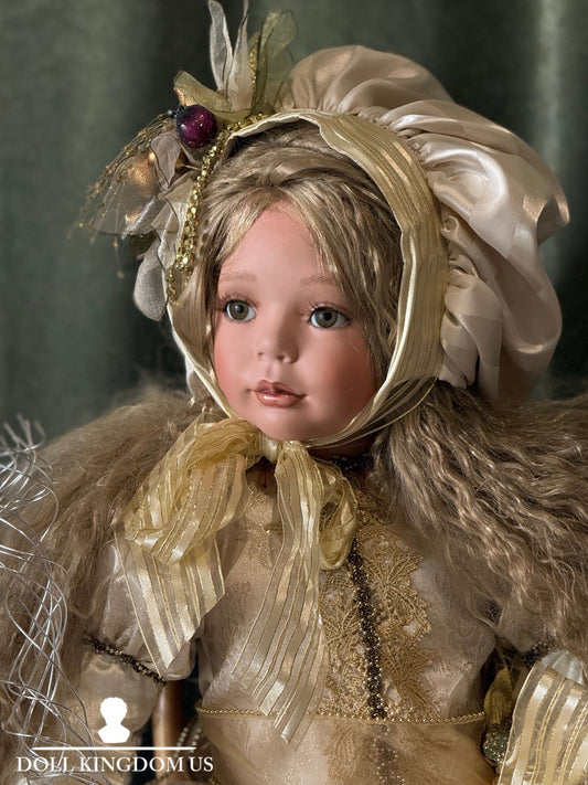 Huge Original 42” Porcelain Doll “Dienna” by Donna Rubert LE 400