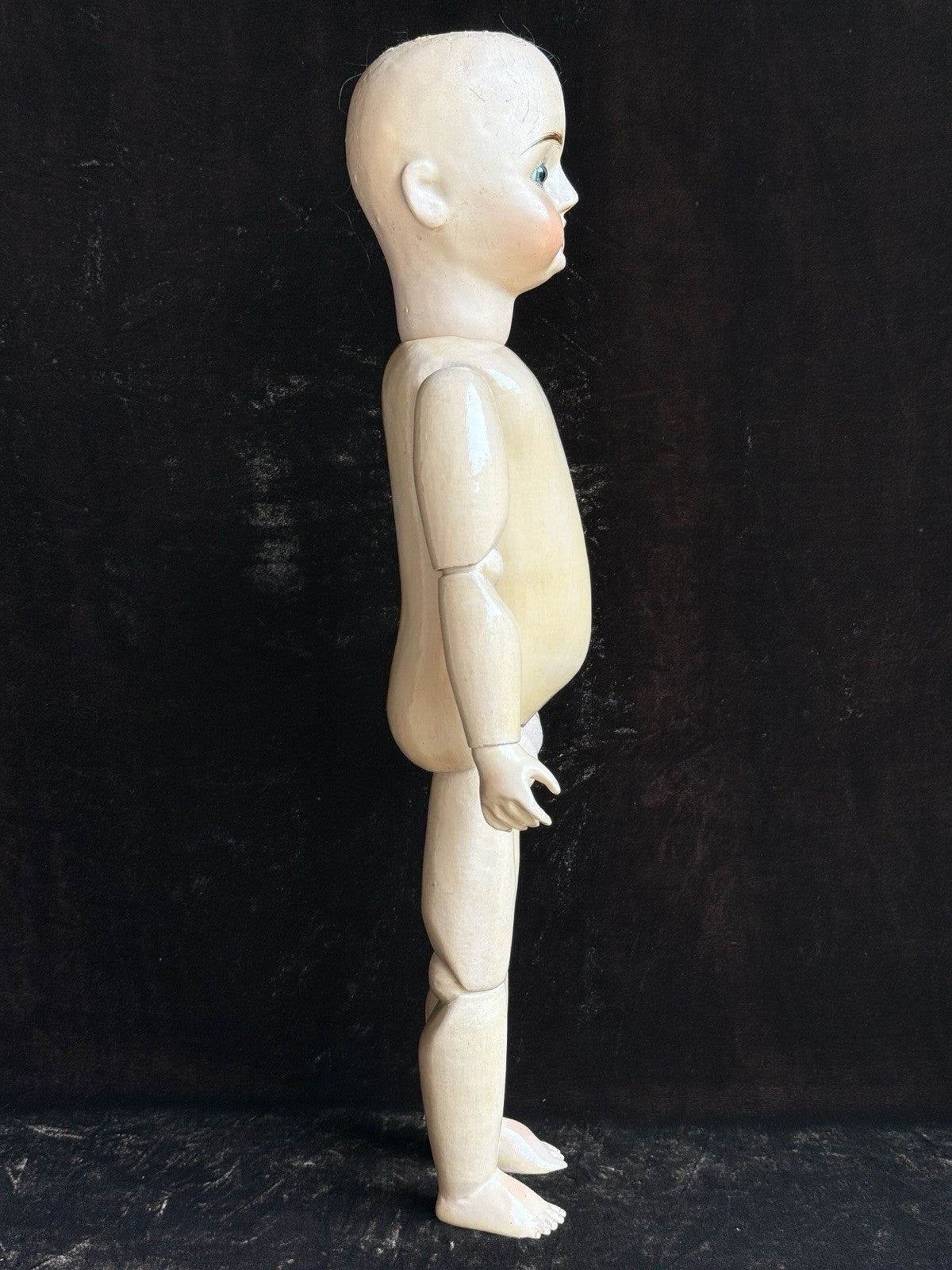 Antique French 21” Tout en Bois All Wood Doll