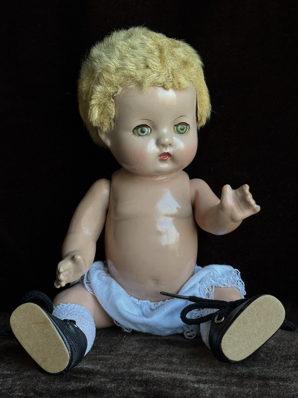 Vintage American 9” Effanbee Patsy Babyette Composition Doll