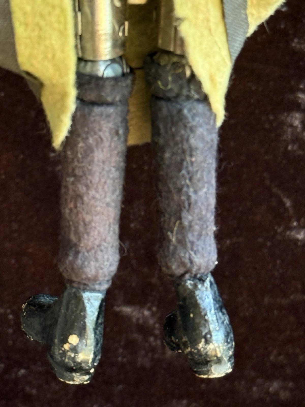 Antique Swiss 8” SABA Bucherer Becassine Ball Jointed Metal Character Doll Toy