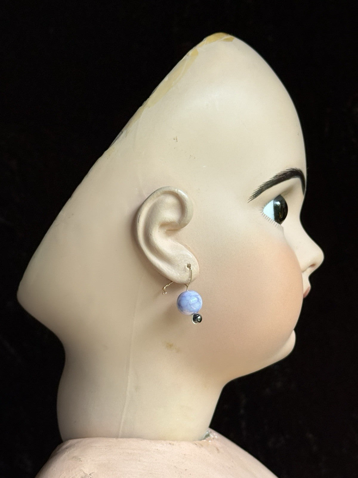 Large Antique French Original Restored JUMEAU 32” Bisque Head Doll